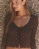 Z Supply Amara Polka-Dot Ruffled Cardigan Top - 3