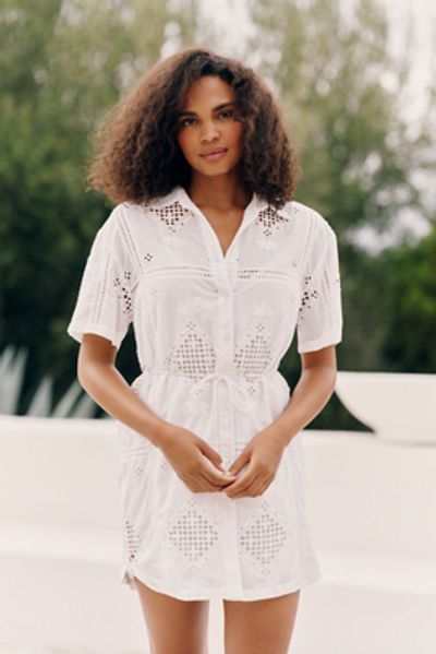 Z Supply Annabelle Cotton Eyelet Shirtdress