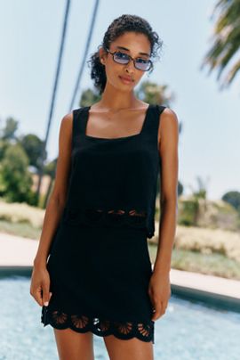 Z Supply Charlene Embroidered Top