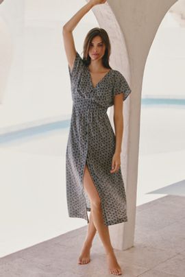 Z Supply Sanna Iris Midi Dress
