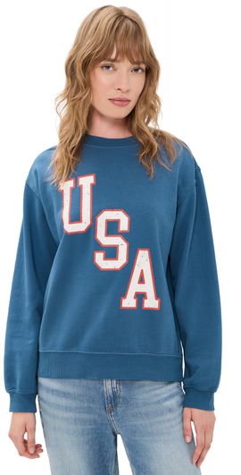 Z Supply Z Supply Americana Sweatshirt True Navy