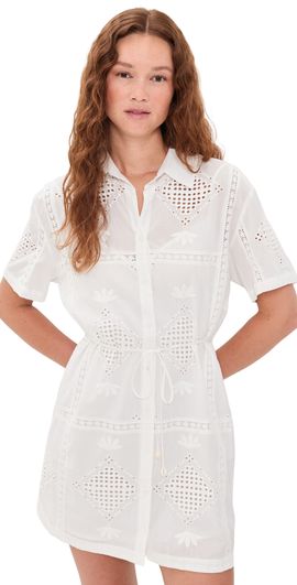 Z Supply Z Supply Annabelle Eyelet Mini Dress White