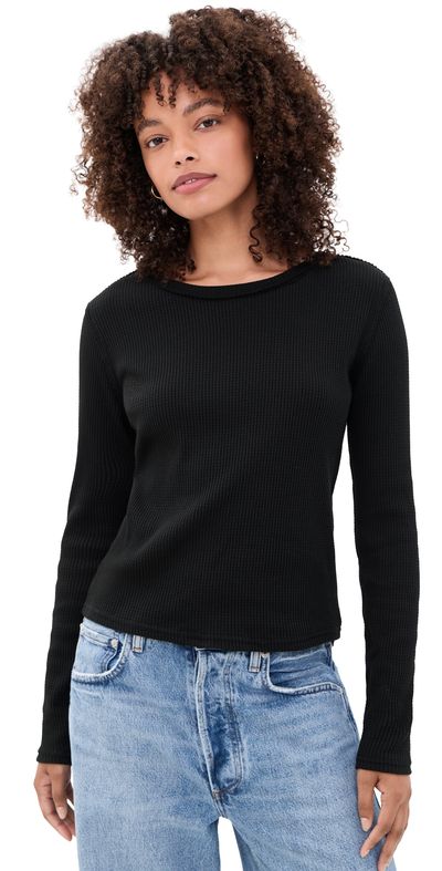 Z Supply Z Supply Arlet Mini Thermal Top Black