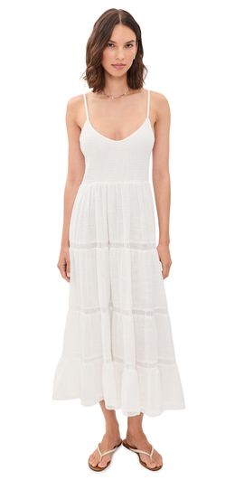 Z Supply Z Supply Behati Eyelet Maxi Dress White