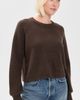 Z Supply Z Supply Coming Up Sweater Dark Chocolate - 2