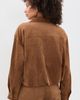 Z Supply Z Supply Corin Faux Suede Bubble Hem Jacket Saddle Suede - 3