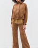 Z Supply Z Supply Corin Faux Suede Bubble Hem Jacket Saddle Suede - 5