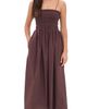 Z Supply Z Supply Cornelia Poplin Midi Dress Chocolate Cherry - 1