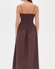 Z Supply Z Supply Cornelia Poplin Midi Dress Chocolate Cherry - 3