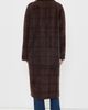 Z Supply Z Supply Crosby Plaid Cocoon Coat Dark Chocolate - 3