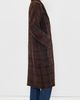 Z Supply Z Supply Crosby Plaid Cocoon Coat Dark Chocolate - 4