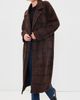 Z Supply Z Supply Crosby Plaid Cocoon Coat Dark Chocolate - 5