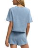 Z Supply Z Supply Curran Knit Denim Sweatshirt - 2
