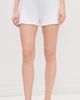 Z Supply Z Supply Dawn Smocked Rib Shorts White - 2