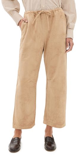 Z Supply Z Supply Drift Faux Suede Pants Light Sand