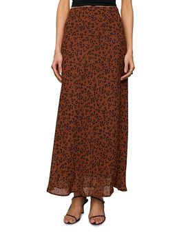 Z Supply Z Supply Europa Leopard Print Skirt
