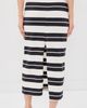 Z Supply Z Supply Gail Striped Jersey Midi Skirt Ash Black - 3