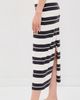 Z Supply Z Supply Gail Striped Jersey Midi Skirt Ash Black - 4