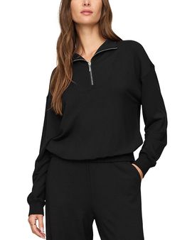 Z Supply Z Supply Gate Check Half Zip Sweatshirt