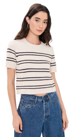 Z Supply Z Supply Gatewood Stripe Sweater Light Oatmeal Heather