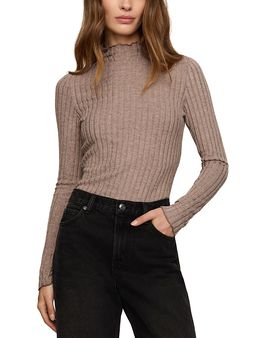 Z Supply Z Supply Hattie Ribbed Mock Neck Top