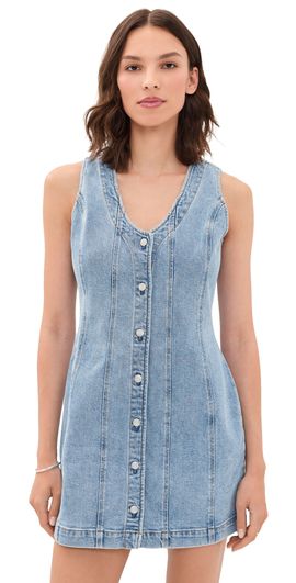 Z Supply Z Supply Jolie Denim Mini Dress Avalon