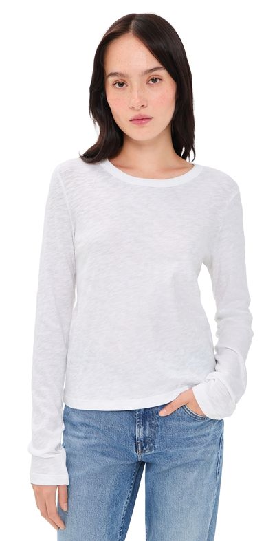 Z Supply Z Supply Junie Long Sleeve Tee White