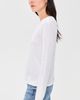 Z Supply Z Supply Junie Long Sleeve Tee White - 4