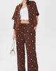 Z Supply Z Supply Lara Dot Pants Chocolate Cherry - 5