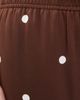 Z Supply Z Supply Lara Dot Pants Chocolate Cherry - 6