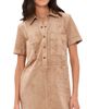 Z Supply Z Supply Leone Faux Suede Dress Light Sand - 1