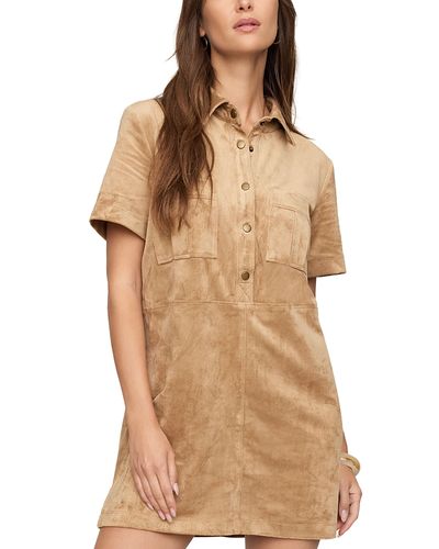 Z Supply Z Supply Leone Faux Suede Mini Dress