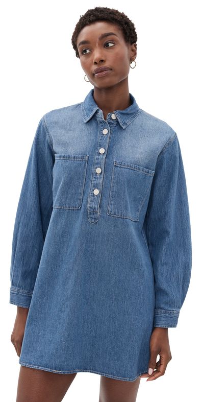 Z Supply Z Supply Lucie Denim Mini Shirt Dress Dreamstate