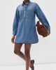 Z Supply Z Supply Lucie Denim Mini Shirt Dress Dreamstate - 5