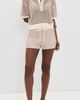 Z Supply Z Supply Lyla Striped Sweater Shorts Taro - 5