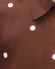 Z Supply Z Supply Mari Button Up Dot Top Chocolate Cherry - 6