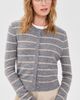 Z Supply Z Supply Medina Stripe Cardigan Charcoal Heather - 2