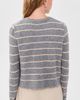 Z Supply Z Supply Medina Stripe Cardigan Charcoal Heather - 3