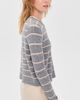 Z Supply Z Supply Medina Stripe Cardigan Charcoal Heather - 4