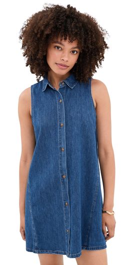 Z Supply Z Supply New Day Denim Dress Deep Water