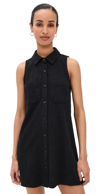 Z Supply Z Supply New Light Textured Dress Black