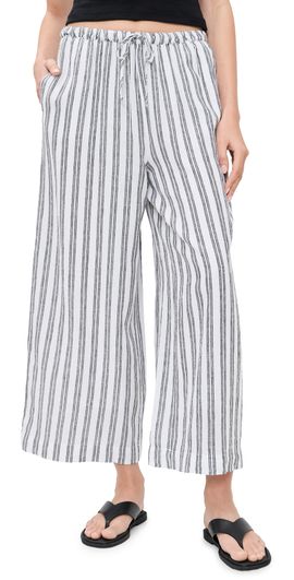 Z Supply Z Supply Perfect Striped Pants White