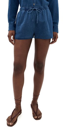 Z Supply Z Supply Perfect Twill Shorts Twilight Blue