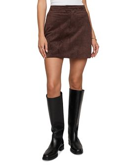 Z Supply Z Supply Perri Faux Suede Mini Skirt
