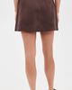 Z Supply Z Supply Perri Suede Mini Skirt Dark Chocolate - 3