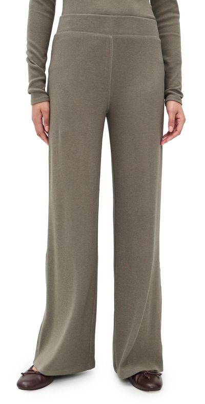 Z Supply Z Supply Renae Rib Pants Khaki Green