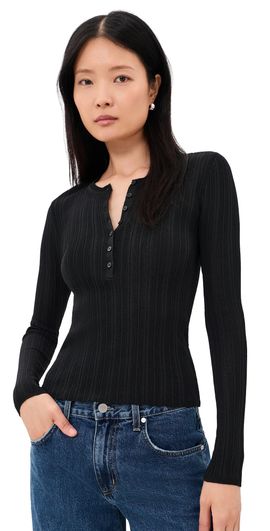Z Supply Z Supply Rowena Fine Knit Tee Black