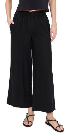 Z Supply Z Supply Scout Linen Pants Black