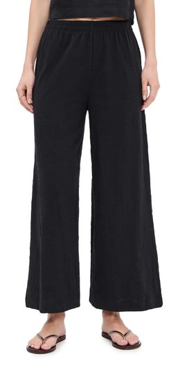 Z Supply Z Supply Scout Textured Pants Black
