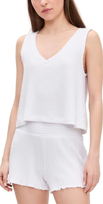 Z Supply Z Supply Sloane Rib Tank Top White